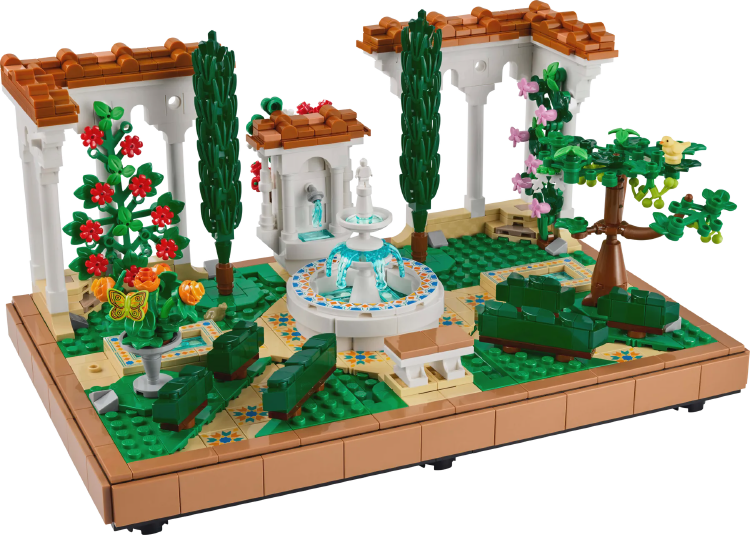 Find Your Zen in the LEGO® Icons Fountain Garden (10359)