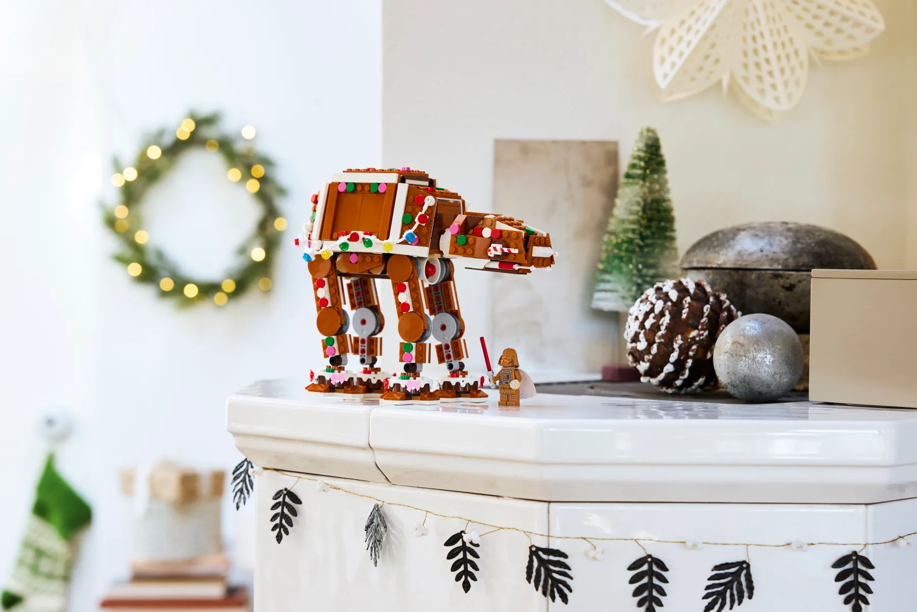 Deck the Halls with LEGO Star Wars: The Gingerbread AT-AT Walker!